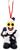 Terrifier Art The Clown 4-Inch Shatterproof Decoupage Ornament