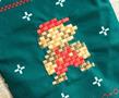 Super Mario Bros. Retro Embroidered Holiday Stocking