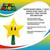 Super Mario Bros. 7-Inch Super Star Light-Up Holiday Tree Topper Decoration
