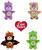 World's Smallest Care Bears Series 5 Mini Plush | Togetherness Bear