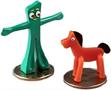 Worlds Smallest Gumby & Pokey Bendy Figures