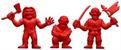 Iron Maiden M.U.S.C.L.E. Red Mini-Figure Set