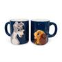 Disney Lady and the Tramp Starry Sky 20-Ounce Ceramic Mugs | Set of 2