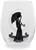 Addams Family Wednesday "Little Storm Cloud" Stemless Wine Glass | 20 Ounces