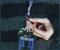 Addams Family Wednesday Silhouette Lanyard with ID Badge Holder and Thing Charm