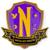 Addams Family Wednesday Nevermore Academy Enamel Pin