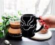 Marvel Black Panther Mask 3D Sculpted Ceramic Mug | Holds 20 Ounces