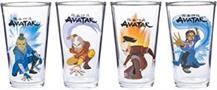 Avatar The Last Airbender 4 Piece 16oz Pint Glass Set