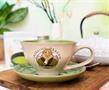 Avatar: The Last Airbender Jasmine Dragon 12-ounce Ceramic Teacup and Saucer Set