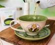 Avatar: The Last Airbender Jasmine Dragon 12-ounce Ceramic Teacup and Saucer Set