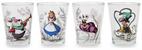 Disney Alice in Wonderland Character Scenes Mini Shot Glasses | Set of 4