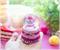 Disney Alice in Wonderland Cheshire Cat Mini Light-Up Snow Globe | 3 Inches Tall
