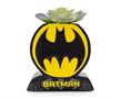 Batman Bat Logo 9x5x5 Inch Ceramic Planter w/ Artificial Plant