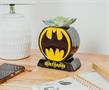 Batman Bat Logo 9x5x5 Inch Ceramic Planter w/ Artificial Plant