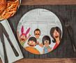 Bob's Burgers Belcher Family 10-Inch Melamine Dinner Plates | Set of 4