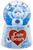 Care Bears Grumpy Bear Mini Light-Up Snow Globe | 3 Inches Tall