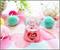 Care Bears Love-A-Lot Bear Mini Light-Up Snow Globe | 3 Inches Tall