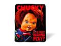 Childs Play Chucky Wanna Play 50x60 Inch Fleece Throw Blanket