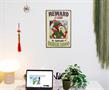 Disney Robin Hood Reward Poster Wood Wall Art Sign