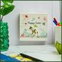 Disney Bambi "Happy Easter" 6 x 6 Inch Wood Box Sign