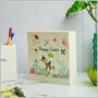 Disney Bambi "Happy Easter" 6 x 6 Inch Wood Box Sign