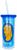 Disney Hercules Double-Walled Tumbler With Lid and Straw | Holds 20 Ounces