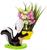 Disney Bambi Flower Skunk 6-Inch Ceramic Planter With Artificial Succulent