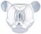 Disney 100 Mickey Mouse 3D Sculpted Platinum Ceramic Mug | Holds 20 Ounces