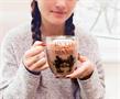 Disney Minnie And Mickey Mouse Glass Mug With Glitter Handle | Holds 14 Ounces