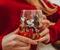 Disney Mickey Mouse Christmas Wreath Stemless Wine Glass | Holds 20 Ounces