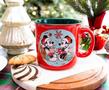 Disney Minnie and Mickey Mouse Cozy Christmas Camper Mug | Holds 20 Ounces