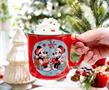Disney Minnie and Mickey Mouse Cozy Christmas Camper Mug | Holds 20 Ounces