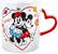 Disney Mickey and Minnie Mouse Icons 20-Ounce Ceramic Mug With Sculpted Handle