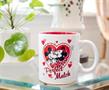 Mickey and Minnie Mouse "Perfect Match" Ceramic Coffee Mug | Holds 20 Ounces
