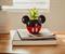 Disney Mickey Mouse 3-Inch Ceramic Mini Planter with Artificial Succulent