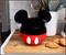 Disney Mickey Mouse Ceramic Cookie Jar Container With Lid | 6 Inches Tall