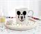 Disney Mickey Mouse Wax Resist Ceramic Mug | Holds 14 Ounces