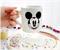 Disney Mickey Mouse Wax Resist Ceramic Mug | Holds 14 Ounces