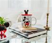 Disney Mickey Mouse Sketchbook Ceramic Mug With Lid | Holds 18 Ounces