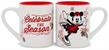 Disney Mickey and Minnie Mouse "Celebrate The Season" Ceramic Mugs | Set of 2