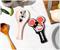 Disney Mickey Mouse Happy Face Sculpted Ceramic Spoon Rest