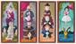 Disney Haunted Mansion 4-Piece 12 x 5 Inch Canvas Wall Art Set