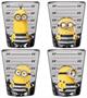 Despicable Me Minions Mugshot 1.5oz Mini Glass Set of 4