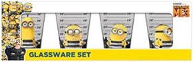 Despicable Me Minions Mugshot 1.5oz Mini Glass Set of 4