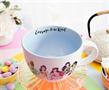 Disney Princess "Courage To Be Kind" Ceramic Soup Mug | Holds 24 Ounces