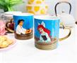 Disney Ariel and Eric 14-Ounce Heart-Shaped Handle Ceramic Mugs | Set of 2