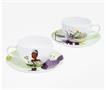 Disney Princess and the Frog 4-Piece Tea Cup and Saucer Set