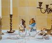 Disney Beauty and the Beast Storybook Stemless Fluted Glassware | Set of 2