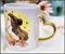 Disney Beauty and the Beast Sculpted Handle Mug Set | Each Holds 14 Ounces