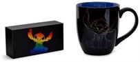 Disney Lilo & Stitch "Ohana Means Family" Rainbow Ceramic Mug and Box Sign Set